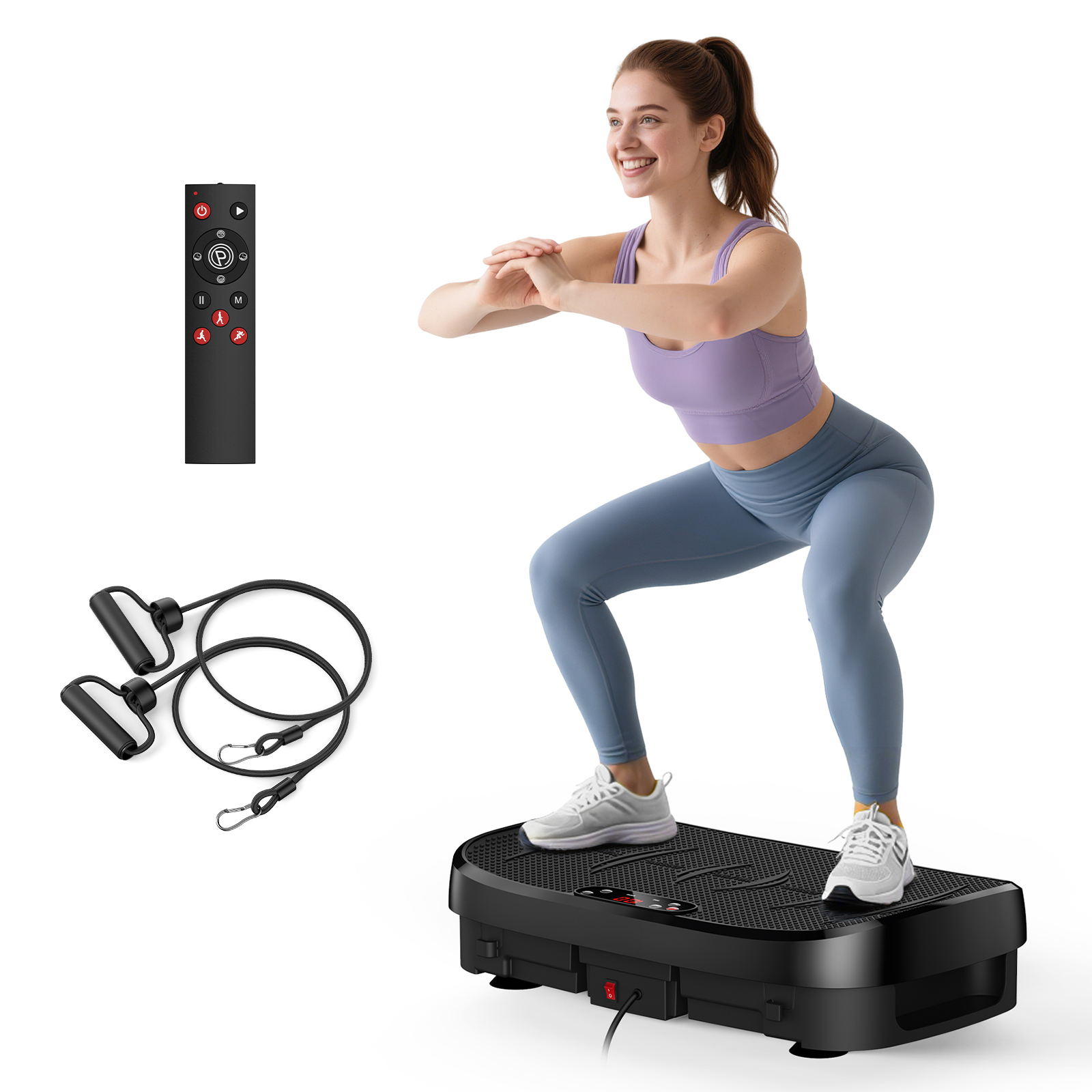 Home Gym Training Program - 振動プレート脂肪燃焼フィットネスプラットフォーム全身120レベルホームジム機器減量筋肉リラックスエクササイズボード