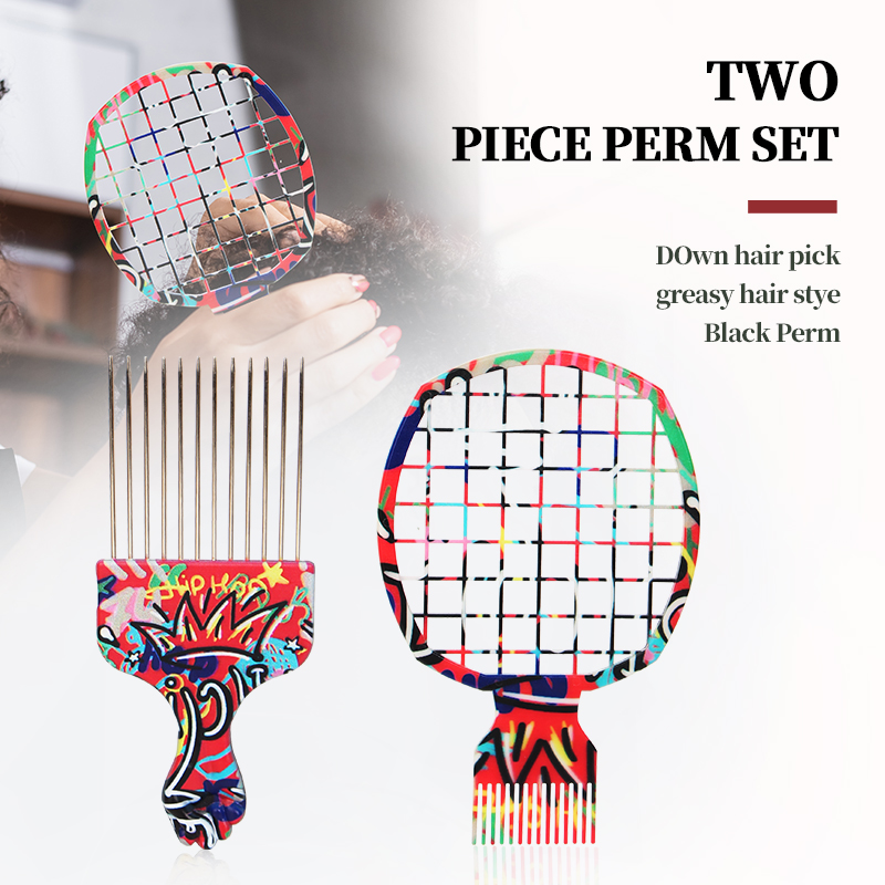 Preacher Curl Pad - 2点セット、ナチュラルヘアスタイルスタイリングツール - ツイストウェーブヘアスタイリングツール、ABSハンドル、アフリカンツイストやカールに最適、ナチュラルヘアスタイルスタイリング、ヘアスタイリング | スポンジ型の櫛 |