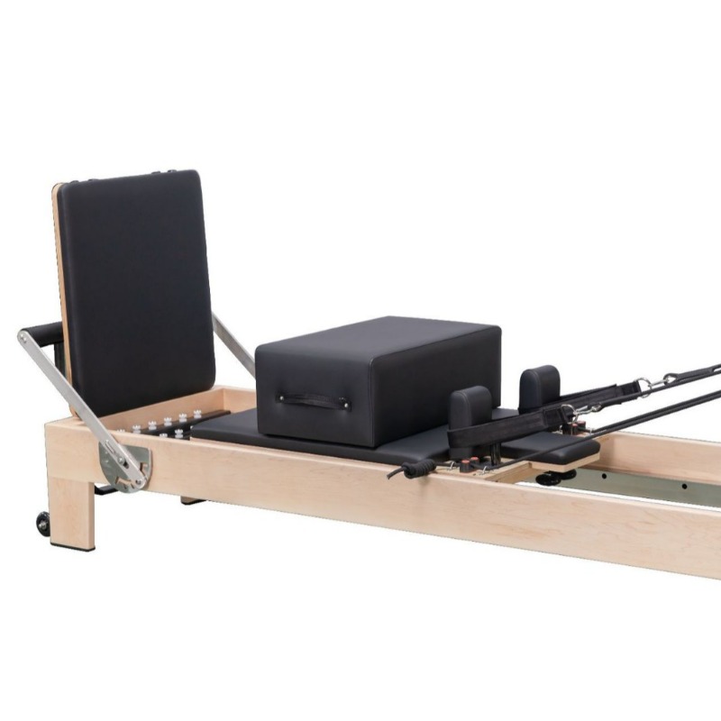 Home Gym Yoga Studio - プレミアムメープルウッドピラティスリフォーマーコアベッド5点セット大型エクササイズ機器スライディングキャリッジトレーナーホームジムヨガスタジオ