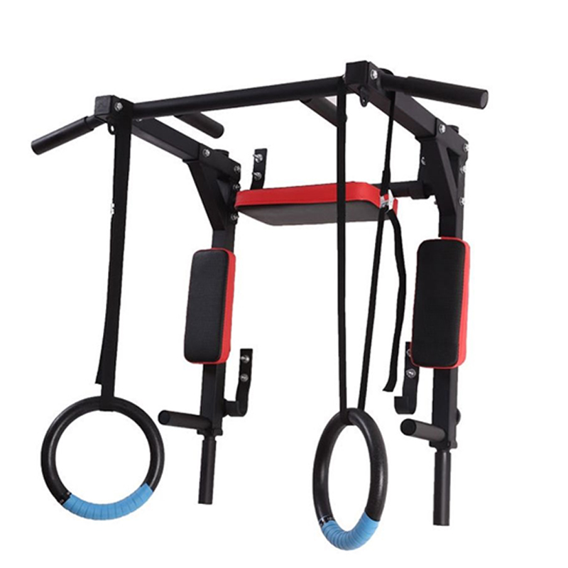 Home Gym Leg - 頑丈な壁掛け式平行棒と懸垂バー、屋内ホームジムでの筋力トレーニング用スチールフレーム