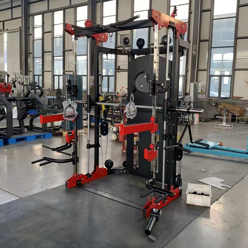 Home Gym With Leg Press - 業務用マルチスミスマシンジム機器ホームジム多機能パワーケージベンチプレスジムスクワットラックスミスマシン
