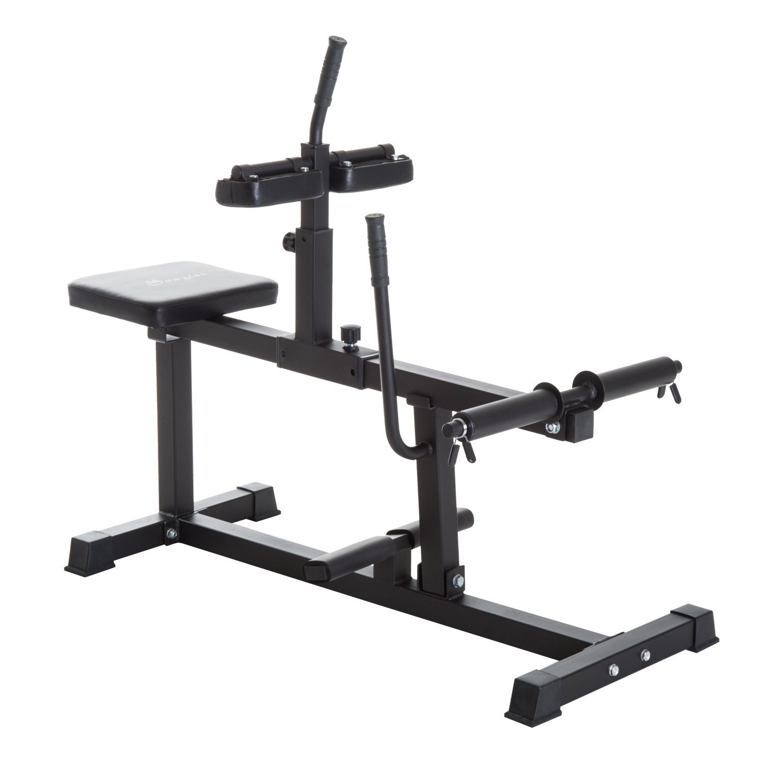 Home Gym With Leg Press - スチール製カーフレイズマシン、調整可能なレッグプレス、筋力トレーニング用、黒色、頑丈なスチール構造、自宅やジムでの効果的なふくらはぎと下腿の筋肉トレーニングに最適