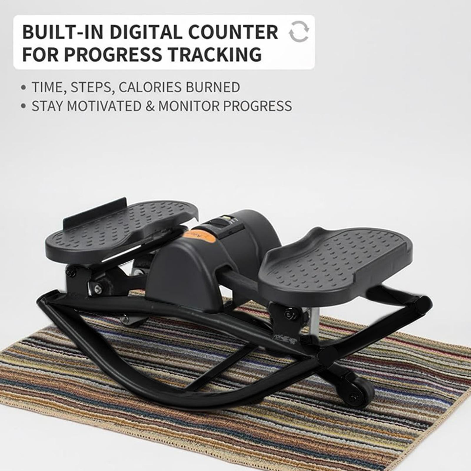Home Gym Training Program - ロックステッパー運動器具 ポータブル 静音 ラテラルステッパーマシン 家庭用 アパート寮