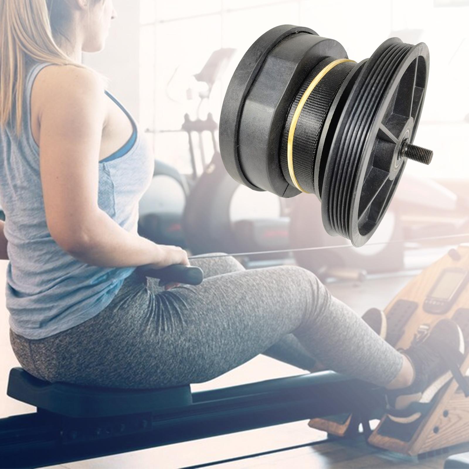 Home Gym Training Program - 耐久性のあるウェビングリバウンドダンパー抵抗システムローイングマシンベルトプーリー交換ジムローワースプリングボックス重力ホイールホーム