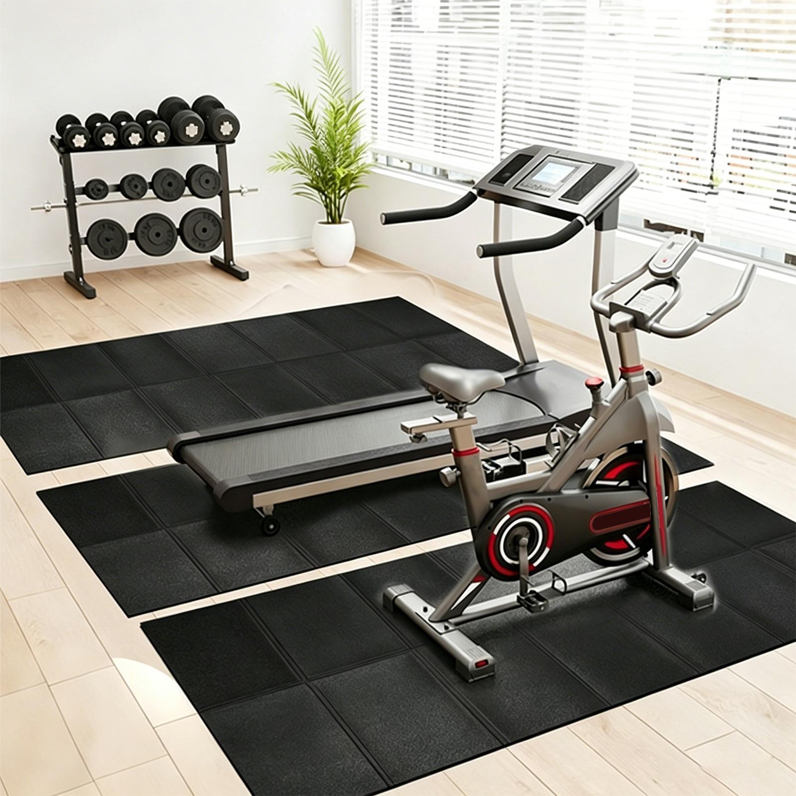 トレッドミルマット振動吸収ヘビーデューティトレッドミルフロア - Home Gym Leg のレビューと価格