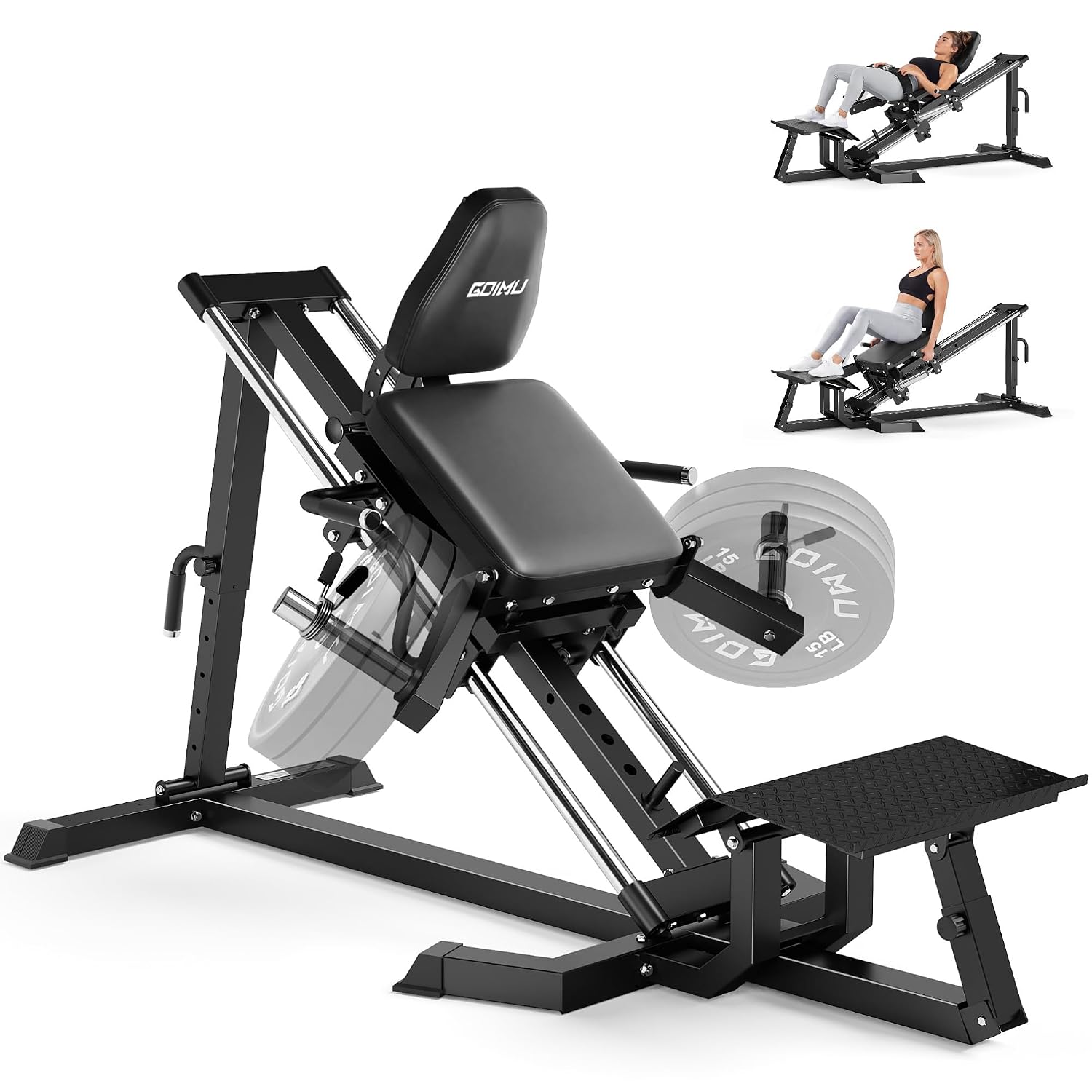 LH01 レッグプレス＆ヒップスラストマシンコンボ、2 in - Home Gym With Leg Press のレビューと価格