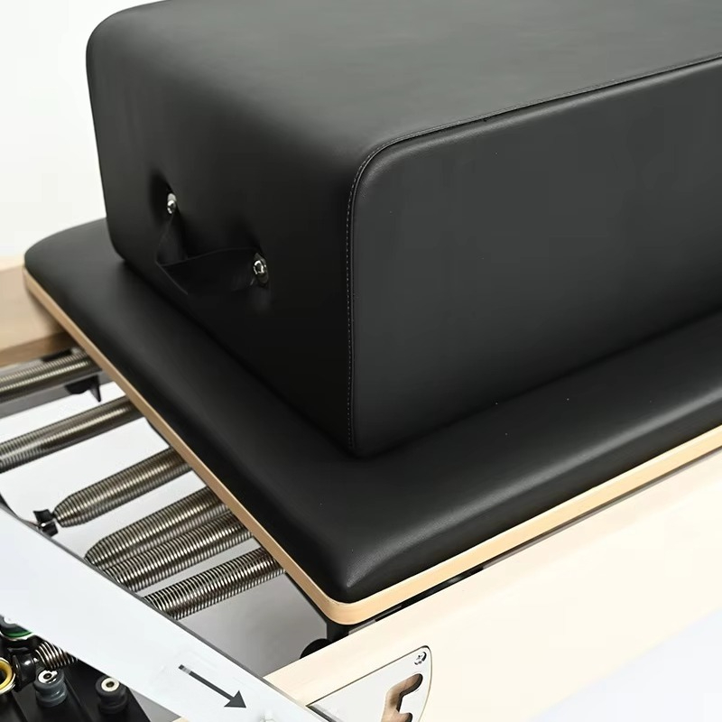 業務用ホワイトメープルピラティスリフォーマー、プロ仕様木製コ - Home Gym Yoga Studio のレビューと価格