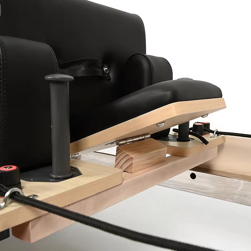 業務用ホワイトメープルピラティスリフォーマー、プロ仕様木製コ - Home Gym Yoga Studio のレビューと価格