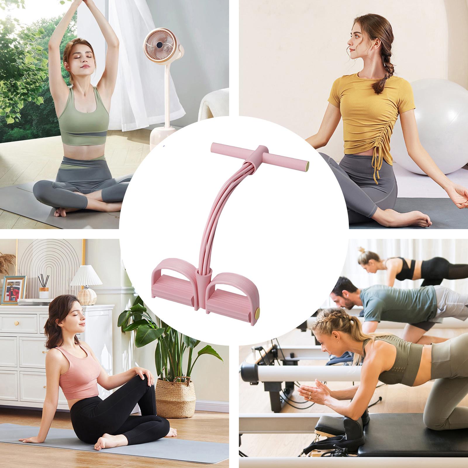 ペダルプーラー 6チューブ弾性トレーニングプルロープ フィッ - Home Gym Yoga Studio のレビューと価格