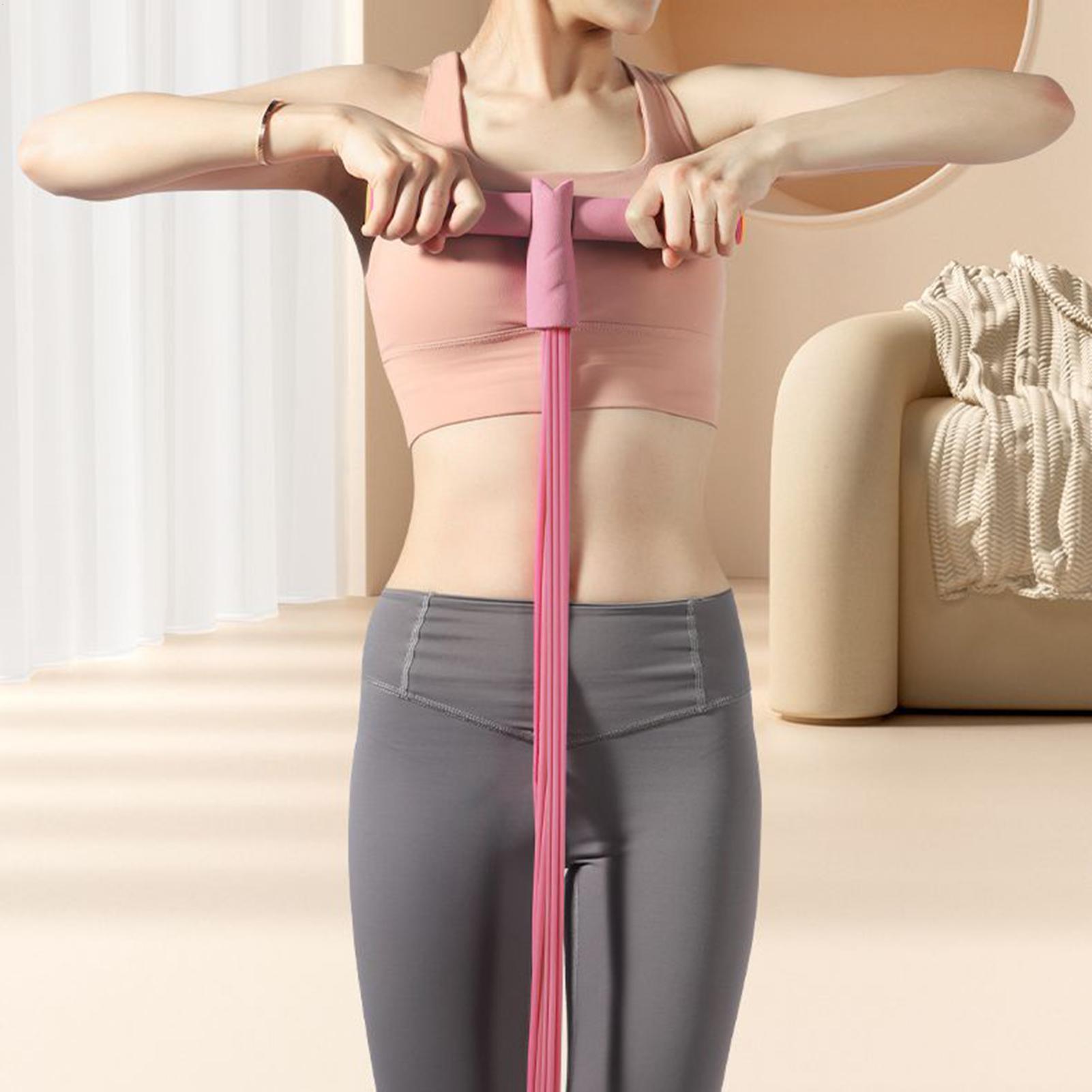 ペダルプーラー 6チューブ弾性トレーニングプルロープ フィッ - Home Gym Yoga Studio のレビューと価格