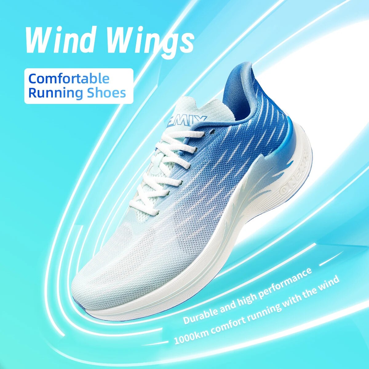 Onemix-男性と女性のための通気性のあるスピードランニン - Speed Parachute Sprint のレビューと価格