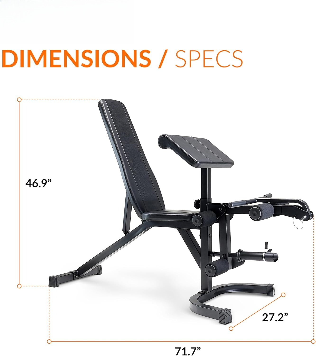 調整可能なユーティリティウェイトベンチ、プリーチャーパッド、 - Preacher Curl Pad のレビューと価格