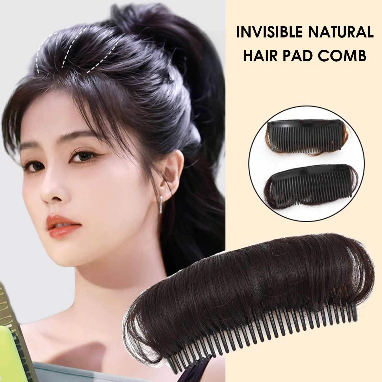 目に見えないパフヘアヘッドコームボリュームふわふわプリンセス - Preacher Curl Pad のレビューと価格
