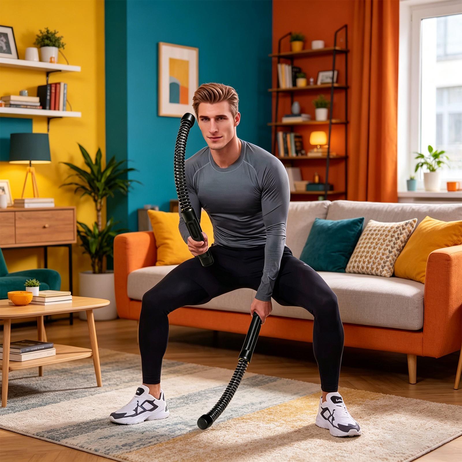 バトルロープ ホームジム筋力トレーニング用 ポータブル全身フ - Home Gym Women のレビューと価格