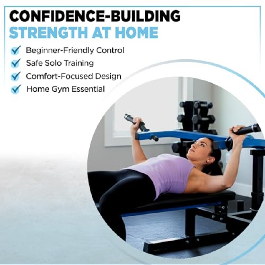 ホームジム用筋力トレーニングマシン、チェストプレスとレッグエ - Home Gym With Leg Press のレビューと価格