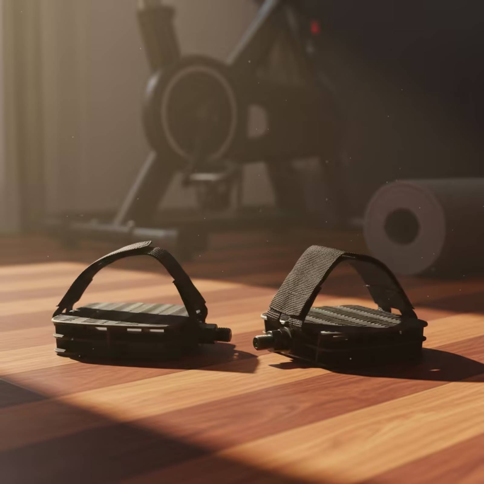 ストラップ付きエクササイズバイクペダル ストラップ付きネジ式 - Home Gym Leg のレビューと価格