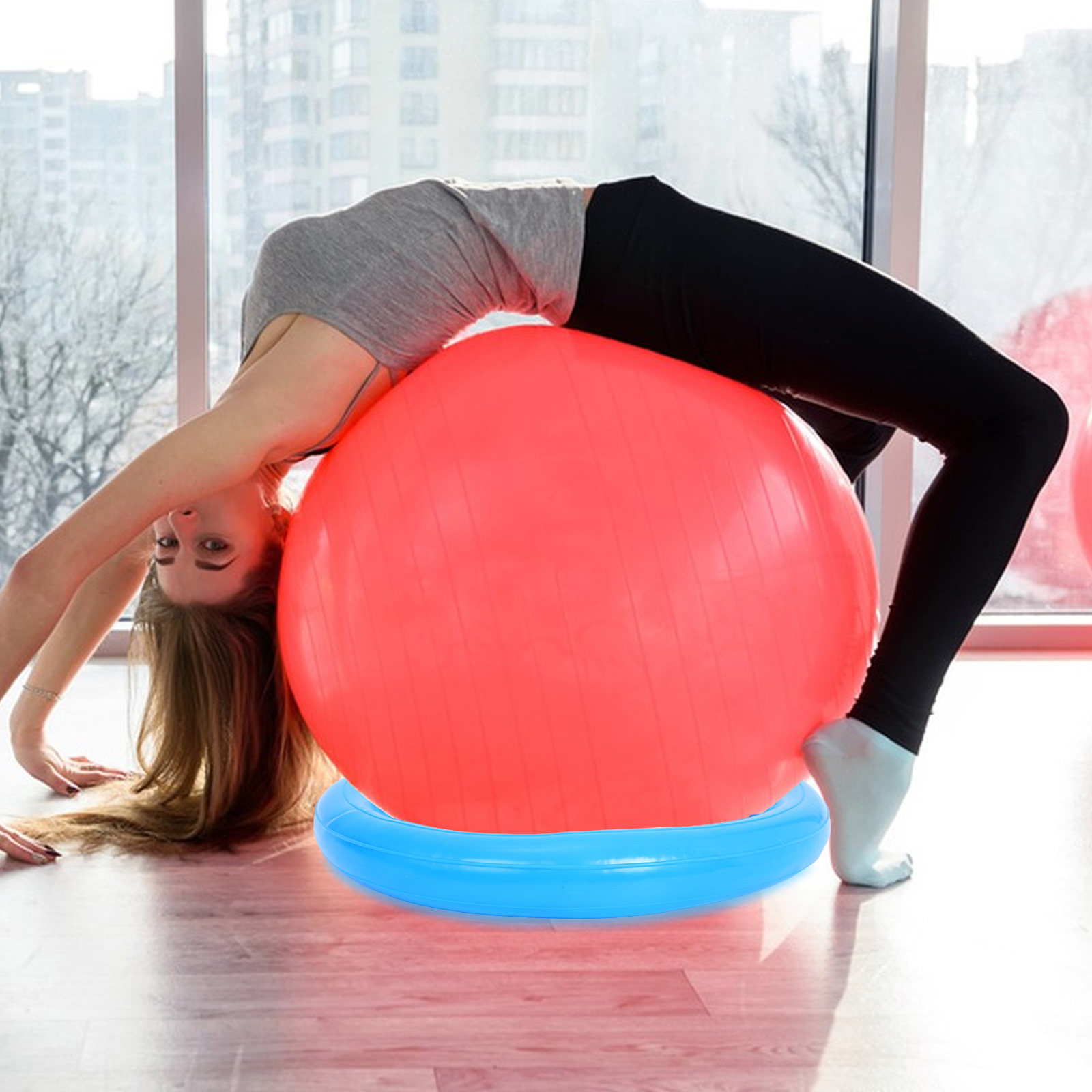ヨガボールディスプレイスタンド 固定リング安定ベース エクサ - Home Gym Yoga Studio のレビューと価格