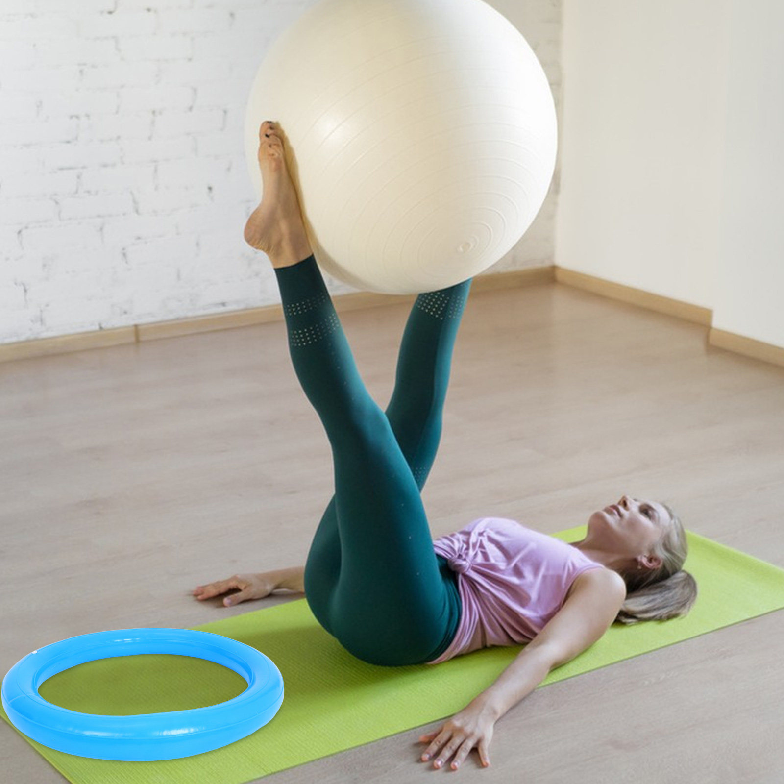 ヨガボールディスプレイスタンド 固定リング安定ベース エクサ - Home Gym Yoga Studio のレビューと価格