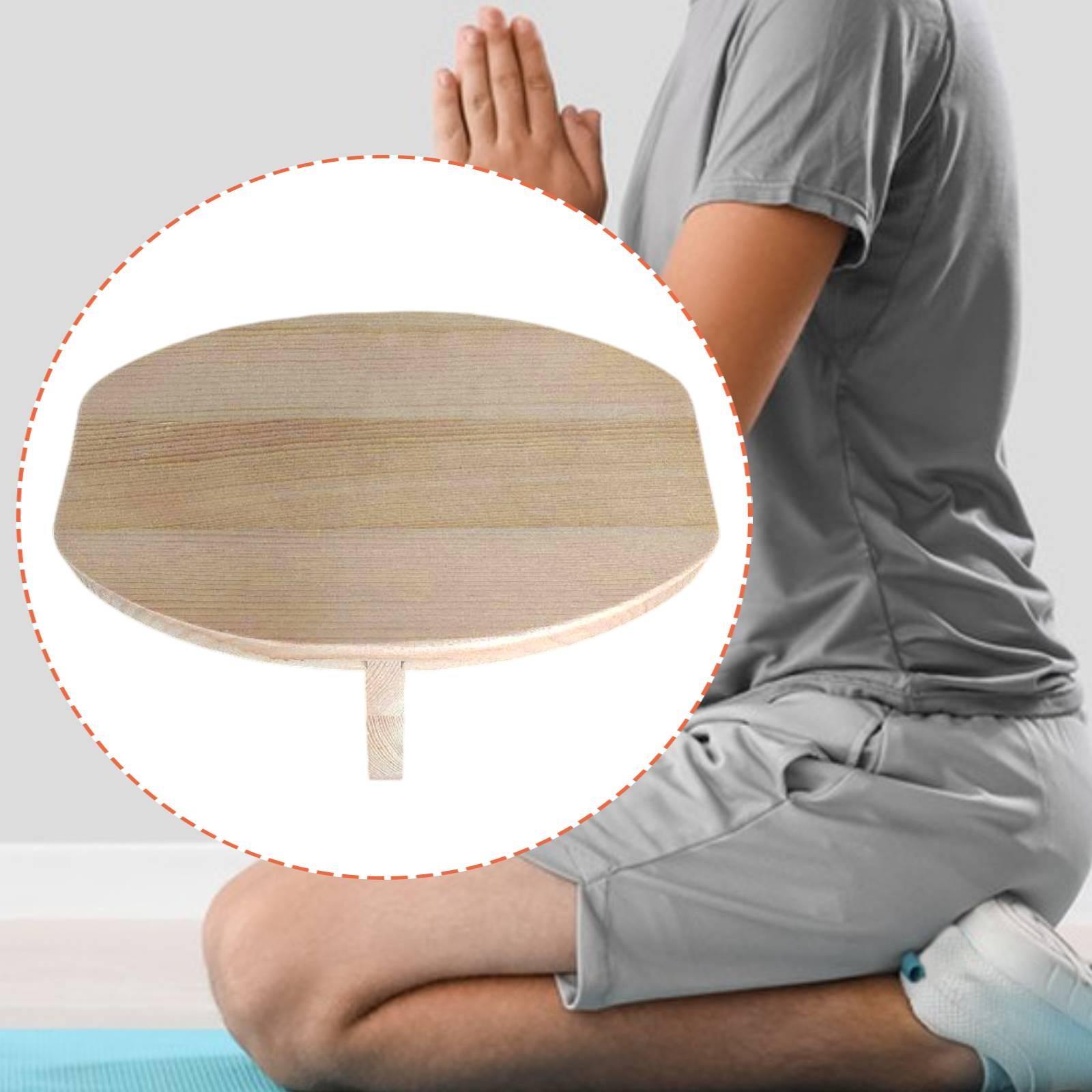 瞑想用ベンチ 木製、頑丈、軽量、ヨガバランス練習用スツール、 - Home Gym Yoga Studio のレビューと価格