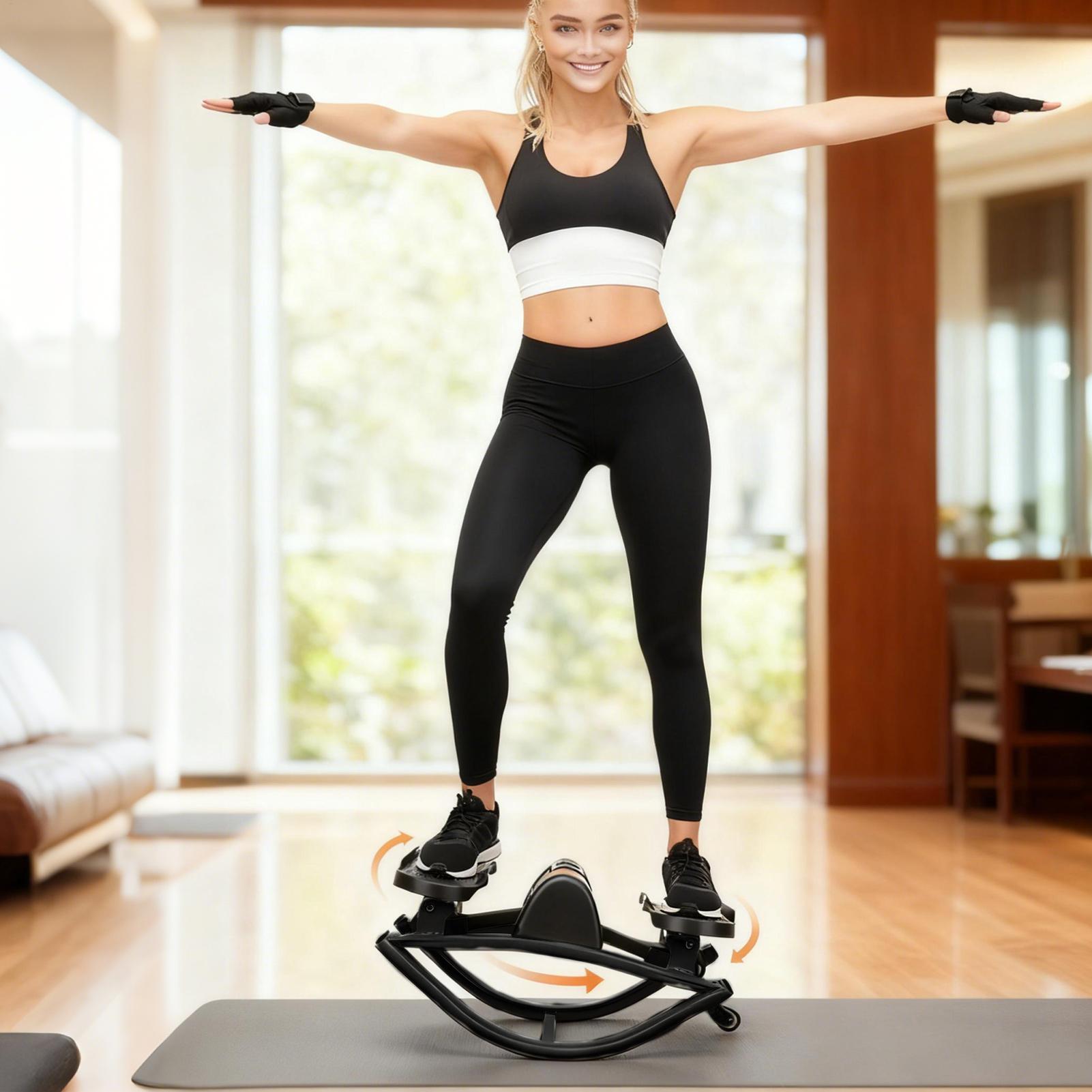 ロックステッパー運動器具 ポータブル 静音 ラテラルステッパ - Home Gym Training Program のレビューと価格