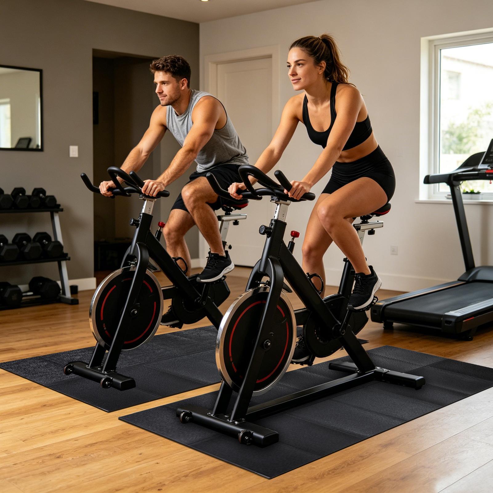 トレッドミルマットの下に置く、頑丈な防水折りたたみ式トレッド - Home Gym Leg のレビューと価格