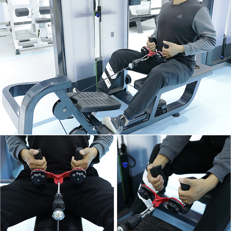 調整可能なフィットネスラットプルダウンバージムプーリーケーブ - Home Gym Training Program のレビューと価格
