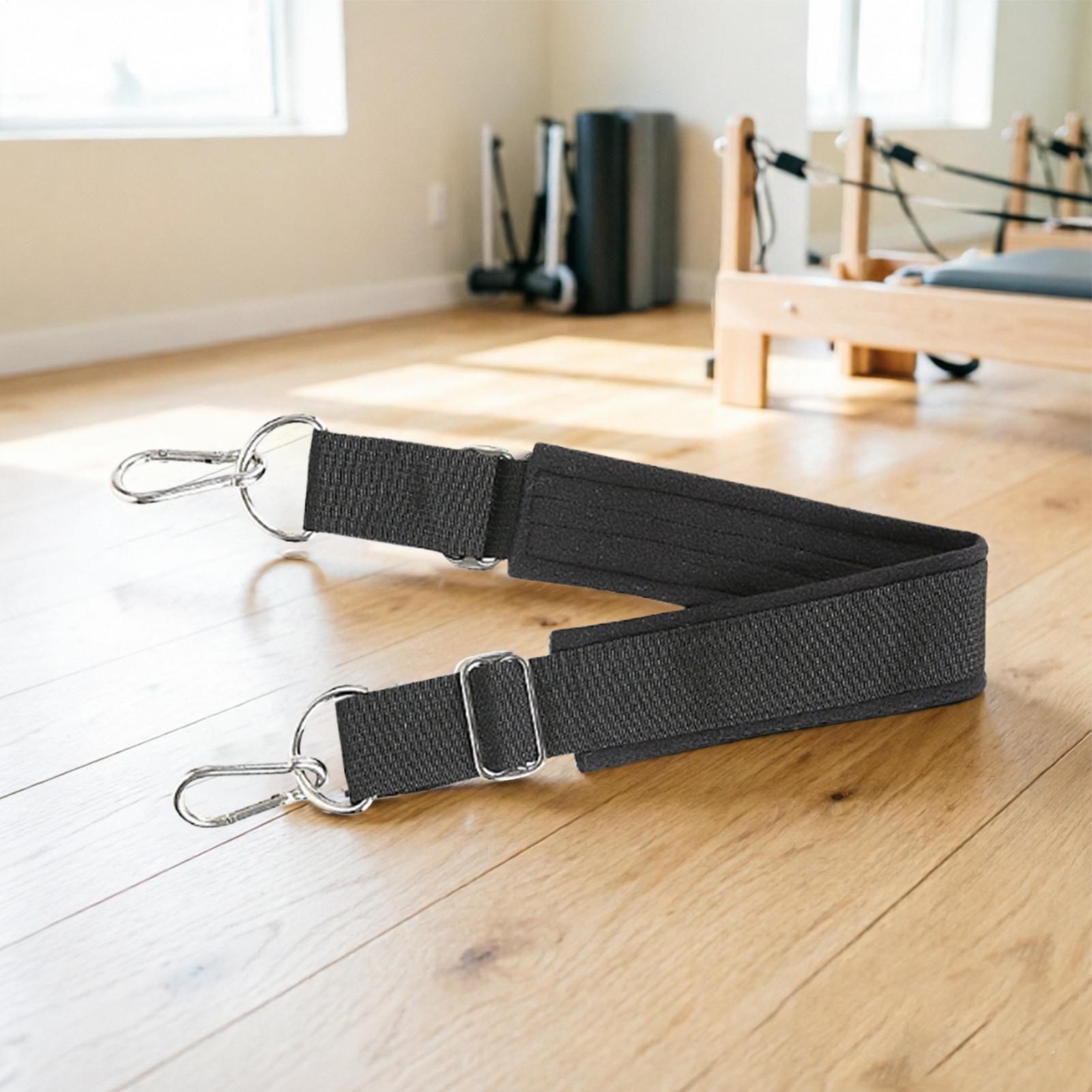 リフォーマーフットストラップ ダブルループ 厚手 滑り止め  - Home Gym Yoga Studio のレビューと価格