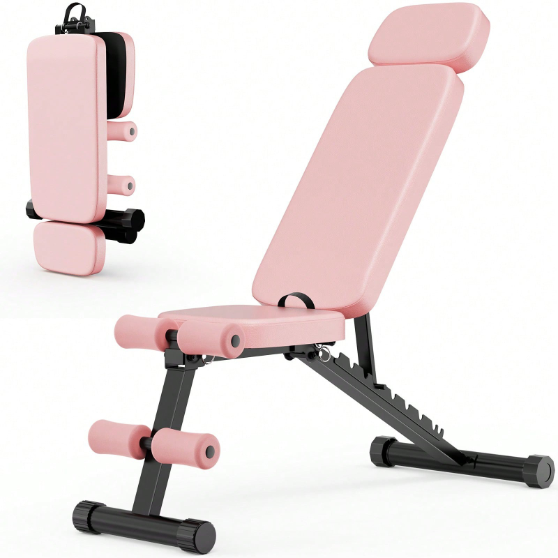 9段階調整可能なウェイトベンチ 折りたたみ式 ホームジム 全 - Home Gym Leg のレビューと価格
