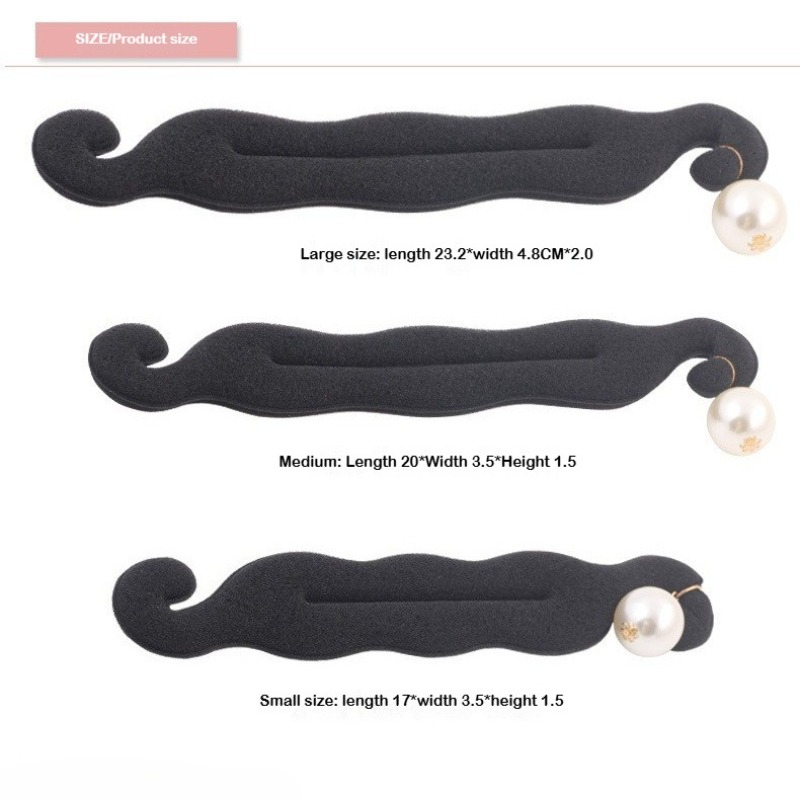 1 個ヘアスタイリングマジックスポンジクリップ泡おだんごカー - Preacher Curl Pad のレビューと価格